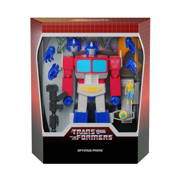 Transformers Ultimates Actionfigur "Optimus Prime" von Super7